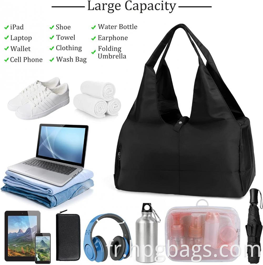 Yoga Gym Bag With Shoe Compartment